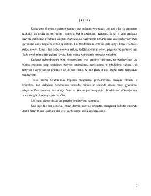 Bendravimo samprata ir jo reikšmė žmogaus gyvenime. Paveikslėlis 2