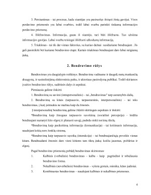 Bendravimo samprata ir jo reikšmė žmogaus gyvenime. Paveikslėlis 4