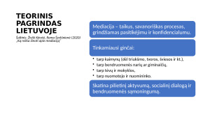 Bendruomeninė mediacijos, jos taikymo galimybės. Paveikslėlis 4