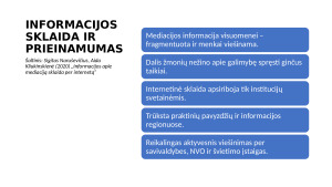 Bendruomeninė mediacijos, jos taikymo galimybės. Paveikslėlis 5
