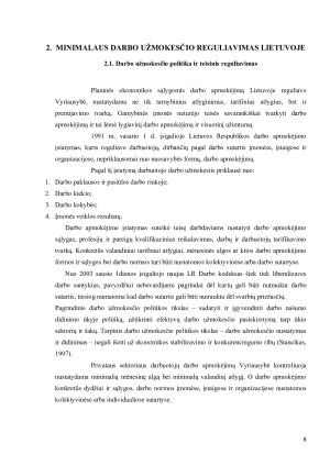 Minimalaus darbo užmokesčio reguliavimas. Paveikslėlis 8