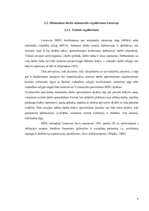 Minimalaus darbo užmokesčio reguliavimas. Paveikslėlis 9