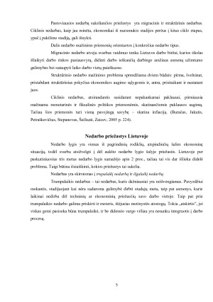 NEDARBO PRIEŽASTYS LIETUVOJE. Paveikslėlis 5