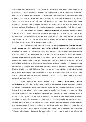 NEDARBO PRIEŽASTYS LIETUVOJE. Paveikslėlis 7