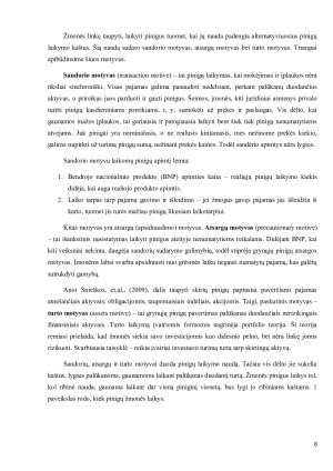 PINIGŲ PAKLAUSOS IR JOS VEIKSNIŲ ENONOMINĖ ANALIZĖ LIETUVOJE. Paveikslėlis 8