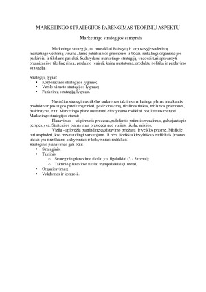 MARKETINGO STRATEGIJOS PARENGIMAS FIRMAI UAB „DROGAS“. Paveikslėlis 4