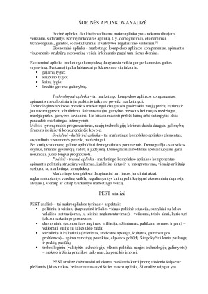 MARKETINGO STRATEGIJOS PARENGIMAS FIRMAI UAB „DROGAS“. Paveikslėlis 5