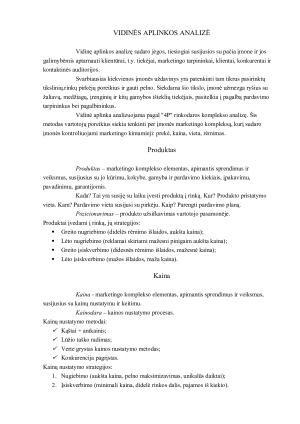 MARKETINGO STRATEGIJOS PARENGIMAS FIRMAI UAB „DROGAS“. Paveikslėlis 7