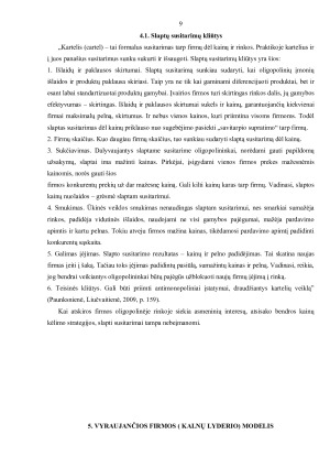 OLIGOPOLINĖ RINKA. Paveikslėlis 10