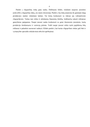 OLIGOPOLINĖ RINKA. Paveikslėlis 5