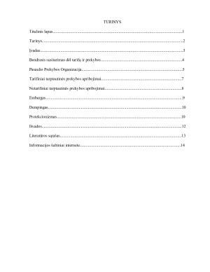 PASAULIO PREKYBOS ORGANIZACIJA. Paveikslėlis 2