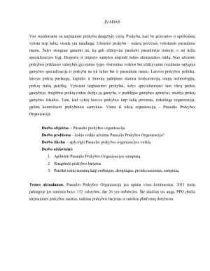 PASAULIO PREKYBOS ORGANIZACIJA. Paveikslėlis 3