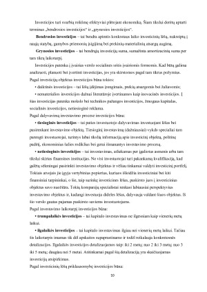 TIESIOGINĖS UŽSIENIO INVESTICIJOS LIETUVOJE. Paveikslėlis 10