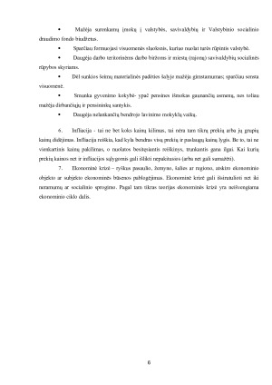PAGRINDINIŲ MAKROEKONOMINIŲ REIŠKINIŲ ĮTAKA VERSLO ĮMONĖS FINANSAMS. Paveikslėlis 6
