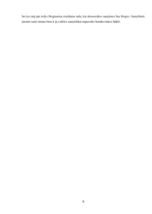 PAGRINDINIŲ MAKROEKONOMINIŲ REIŠKINIŲ ĮTAKA VERSLO ĮMONĖS FINANSAMS. Paveikslėlis 9