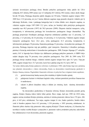 Kinijos ekonomikos augimas. Paveikslėlis 6