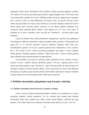 ŠEŠĖLINĖ EKONOMIKA. Lietuvoje ir Europos Sąjungoje (Latvijoje, Estijoje ir Austrijoje). Paveikslėlis 10