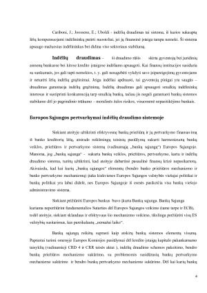 Indėlių draudimo sistema ES – privalumai ir problemos. Paveikslėlis 4