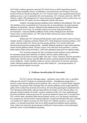 JAV ekonomikos problemos ir jų sprendimas. Paveikslėlis 5