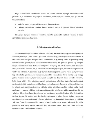 Valstybių pagalba bankams Europoje 2008-2015 m.. Paveikslėlis 7