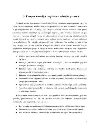 Valstybių pagalba bankams Europoje 2008-2015 m.. Paveikslėlis 8