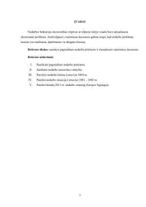 Pagrindinės Lietuvos ekonominės problemos. Paveikslėlis 5