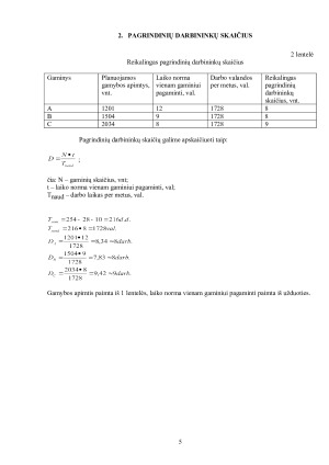 UAB „METALO KONSTRUKCIJOS“ 2013 M. PELNINGUMO PROGNOZĖ. Paveikslėlis 5