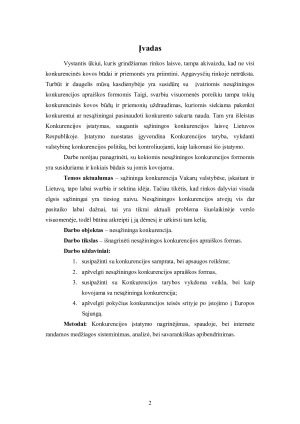 Nesąžininga konkurencija ir jos apraiškos formos Lietuvoje. Paveikslėlis 2