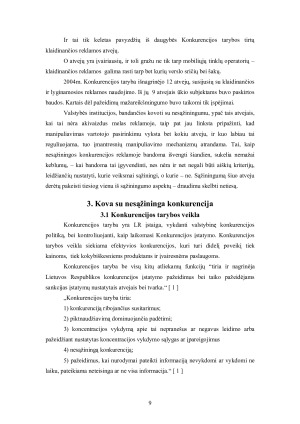 Nesąžininga konkurencija ir jos apraiškos formos Lietuvoje. Paveikslėlis 9