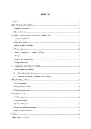 UAB „Alantas“ ekonominės veiklos analizė