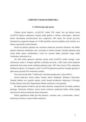 UAB „Alantas“ ekonominės veiklos analizė. Paveikslėlis 3