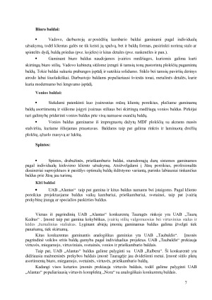 UAB „Alantas“ ekonominės veiklos analizė. Paveikslėlis 7