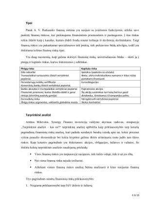 Finansų sistema ir ekonomika. Paveikslėlis 6