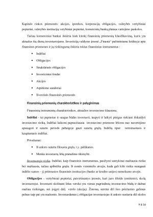 Finansų sistema ir ekonomika. Paveikslėlis 9