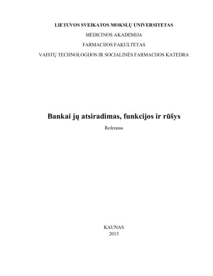 Bankai jų atsiradimas, funkcijos ir rūšys. Paveikslėlis 1