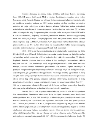INVESTICIJŲ PLANAS EUROPAI 2015 – 2017 METAIS. Paveikslėlis 8