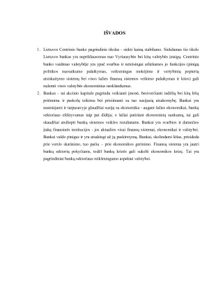 Bankų sektoriaus reikšmė ir vaidmuo Lietuvos ekonomikoje. Paveikslėlis 6