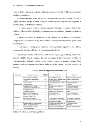 TVARAUS AUGIMO PROBLEMATIKA. Paveikslėlis 4
