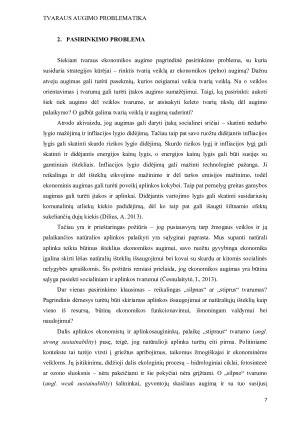 TVARAUS AUGIMO PROBLEMATIKA. Paveikslėlis 7