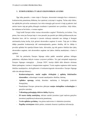 TVARAUS AUGIMO PROBLEMATIKA. Paveikslėlis 9