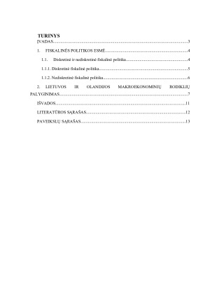 FISKALINĖS POLITIKOS PRIEMONĖS, ESANT RECESINIAM TARPSNIUI. Paveikslėlis 2