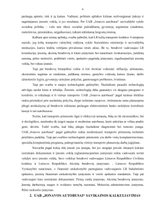 UAB „Jonavos autobusai“ ekonominės veiklos analizė. Paveikslėlis 6