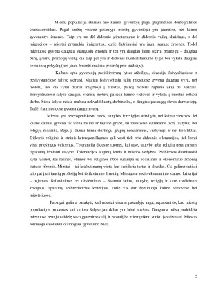 Urbanizacija. Paveikslėlis 5