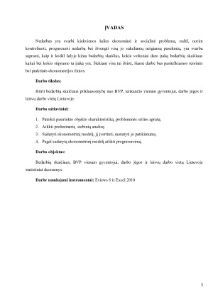 BEDARBIŲ SKAIČIAUS KITIMAS LIETUVOJE. Paveikslėlis 3