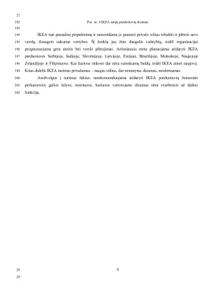 TARPTAUTINĖS PREKYBOS IR RINKODAROS VERTINIMAS. Paveikslėlis 10