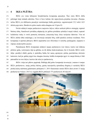 TARPTAUTINĖS PREKYBOS IR RINKODAROS VERTINIMAS. Paveikslėlis 9