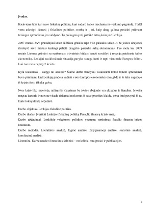 LENKIJOS FISKALINĖS POLITIKOS VERTINIMAS PASAULIO FINANSŲ KRIZĖS KONTEKSTE. Paveikslėlis 2