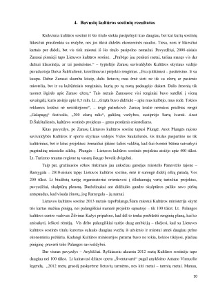 LIETUVOS KULTŪROS SOSTINIŲ EKONOMINIS EFEKTAS. Paveikslėlis 10