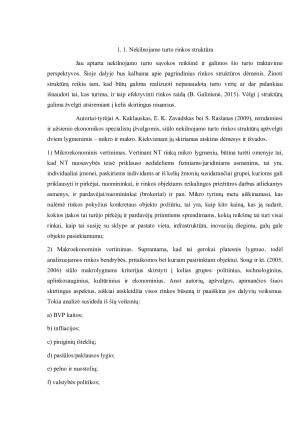 Nekilnojamojo turto rinkos reikšmė, veiksniai ir tendencijos Lietuvoje. Paveikslėlis 6