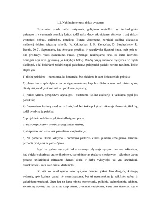 Nekilnojamojo turto rinkos reikšmė, veiksniai ir tendencijos Lietuvoje. Paveikslėlis 8